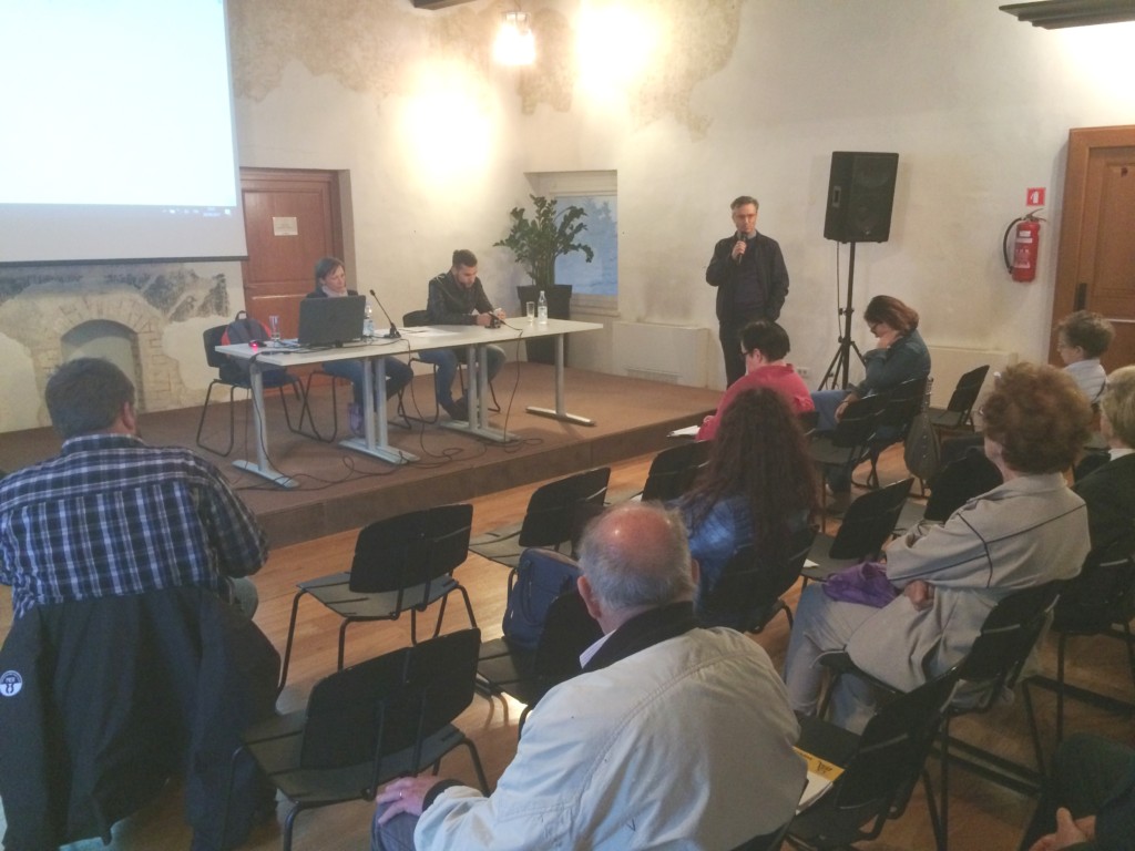 Assemblea CI Besenghi Žiža Gregorič e Katja Dellore parlano ai soci