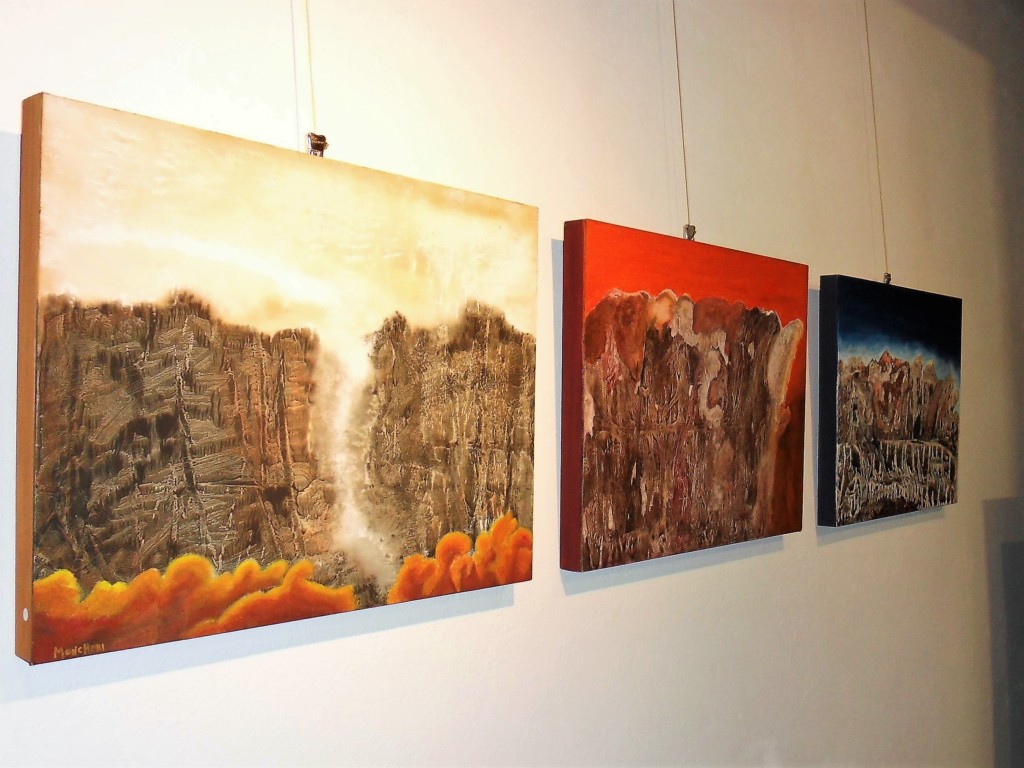 Quadri in tecnica simile al frotage