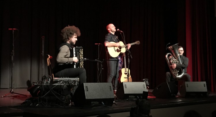 Bučar durante il concerto