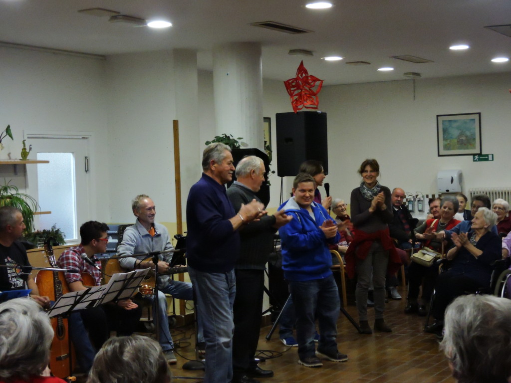 I Piasa Picia vengono applauditi dal pubblico