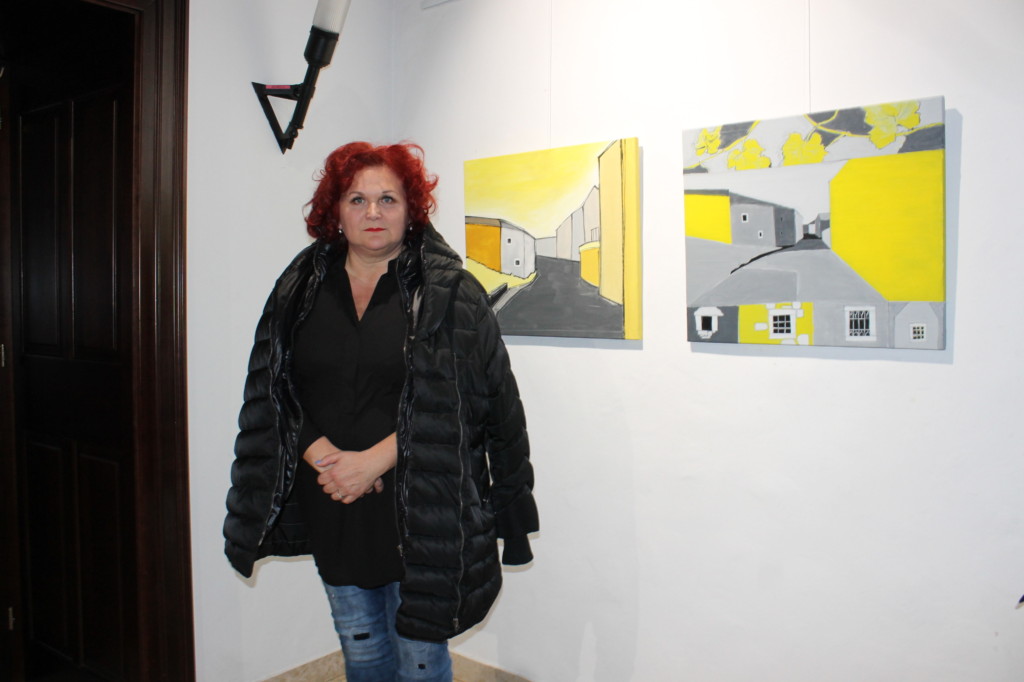 Fulvia Zudič on i suoi quadri