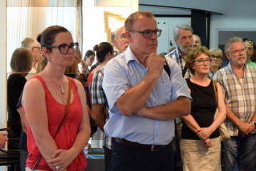 Artisti isolani in mostra in occasione della “Notte estiva dei musei” 2 Sindaco e vicesindaca