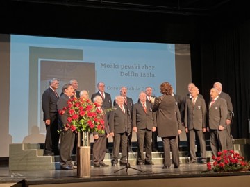 L’Haliaetum alla Serata dedicata al canto 3 Coro maschile Delfin