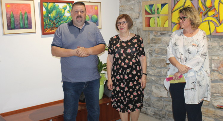 Isola. Blazenka Rocco con Robi Stule e Fulvia Grbac